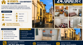 Casa Singola VIA SANTI n. 477-479 Piano T-1 – 2 – Bronte (CT)