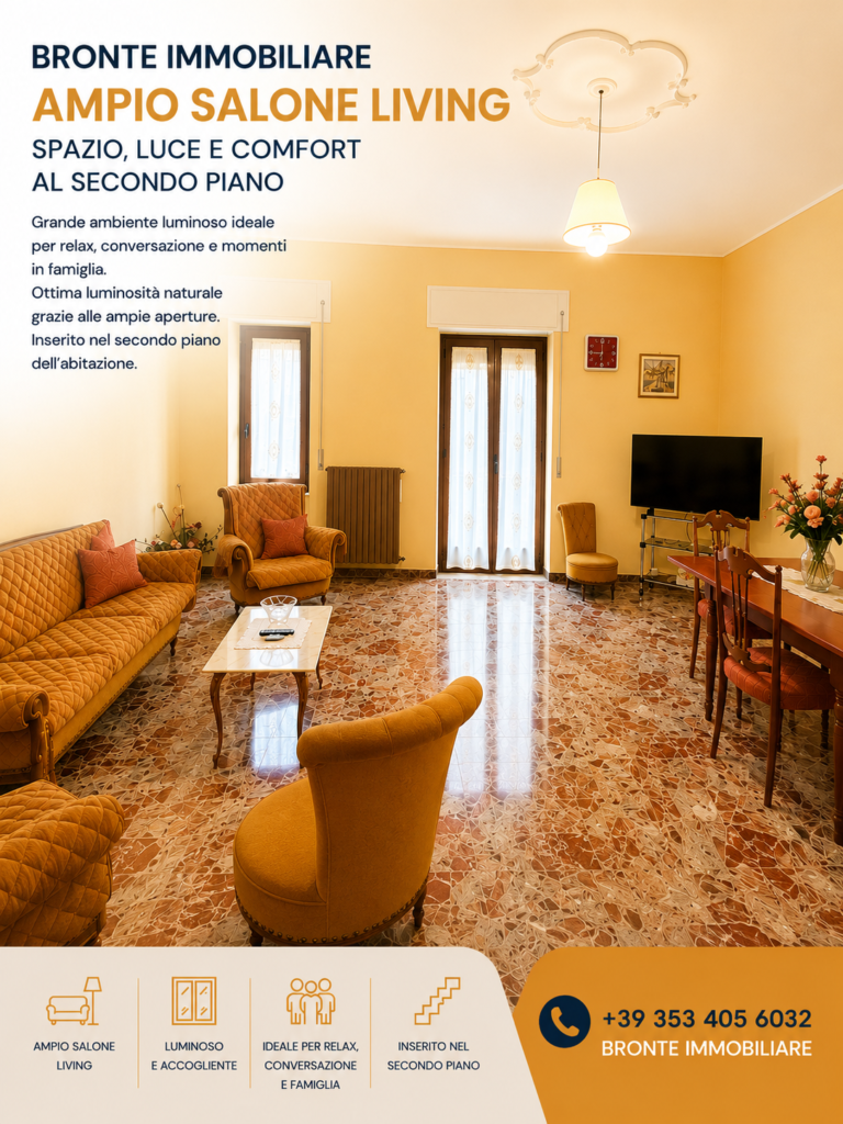Ampio Salone Secondo Piano